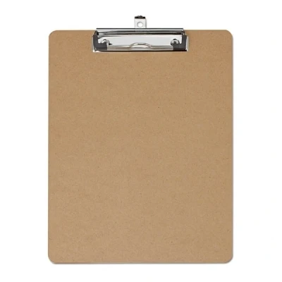Image of Maul Basic Clipboard A4 Wooden Writing Board in DIN Portrait Format for Hanging Clip Storage of Paper Office, Kitchen and Workshop Wood