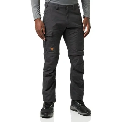 Image of Fjallraven Men&#039;s Karl Pro Zip Off Trousers M Sport Trousers, Dark Grey, 28