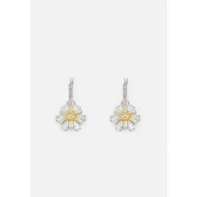 Image of Swarovski Idyllia HOOP DROP Earrings, Women&#039;s, Size: One Size, Yellow