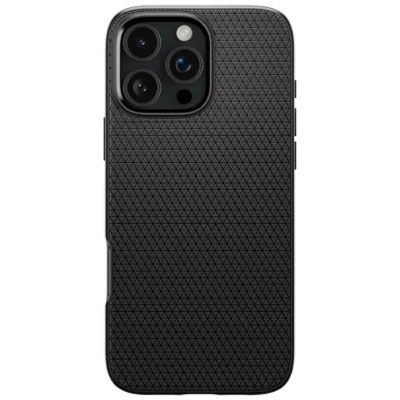 Image of Spigen Liquid Air Case Compatible with iPhone 16 Pro Max Matte Black