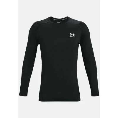 Image of Under Armour HG Fitted LS Long sleeved top, Men&#039;s, Size: XL, Black