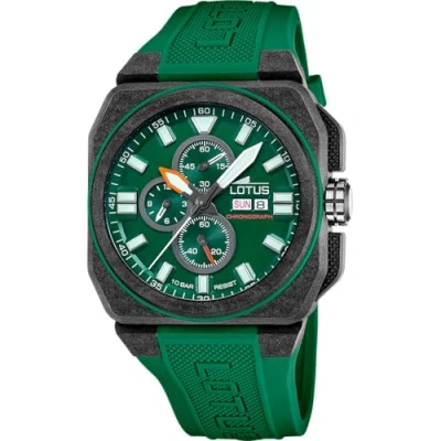 Image of Lotus Sport Watch 18976/2, Green, strap