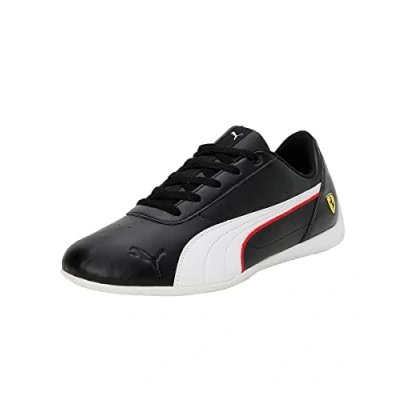 Image of Puma Scuderia Ferrari NEO CAT Trainers, Size: 10, Black white Synthetics/textile