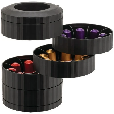 Image of Alessi Plisse Capsule Holder Black MDL19