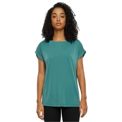 Image of Urban Classics Extended Shoulder Basic Tshirt, Women&#039;s, Size: 5XL, Paleleaf
