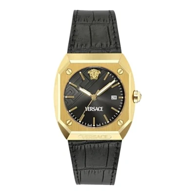 Image of Versace Watches Antares Watch, Men&#039;s, Size: One Size, Black