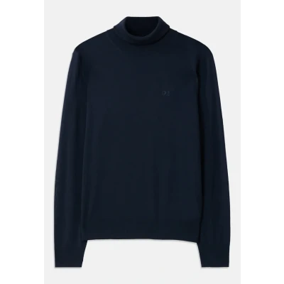 Image of Dsquared2 Turtle NECK Jumper, Men&#039;s, Size: Large, Navy blue