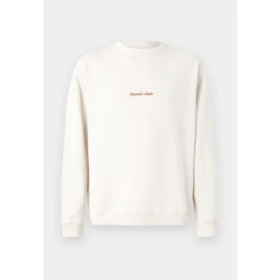 Image of Jack &amp; Jones Jornorrebro CREW Sweatshirt, Men&#039;s, Size: Small, Antique white