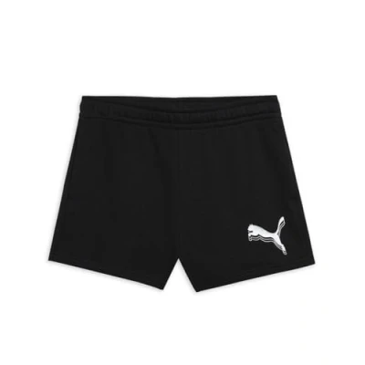Image of PUMA Girl&#039;s Ess Metallic Shorts Tr G Knitted