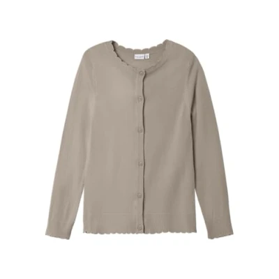 Image of Name it Nkfvamone CARD Cardigan for kids, Size: 9 10y, Pure cashmere