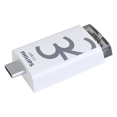 Image of Philips Click Edition USB C Port 3.2 Gen 1 Flash Drive 32GB for PC, Laptop, Smartphone, Tablet with Port, Read Speed up to 120MB/s