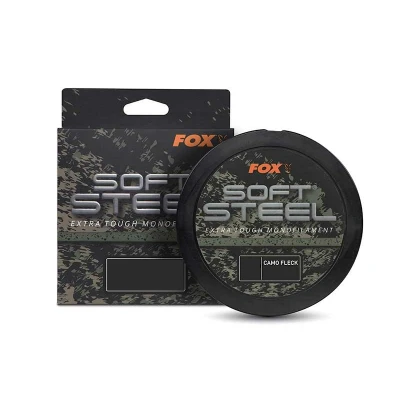 Image of Fox Soft Steel Fleck Camo Mono Karperlijn 0.37mm/9.1kg (1000m) Nylon vislijn