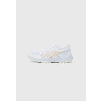 Image of Asics Upcourt 6 Unisex Handball shoes for kids, Size: K13, White/champagne