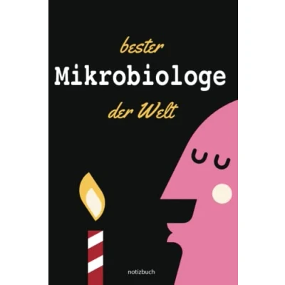 Image of Geschenk Mikrobiologe Notizbuch: Notizbuch als für den besten A5 / liniert 120 Seiten Tagebuch Terminplaner ... Mann zum Abschied Abschiedsgeschenk