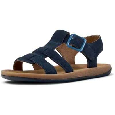 Image of Camper Bicho Unisex Sandals for kids, Size: 3.5, Blue Suede