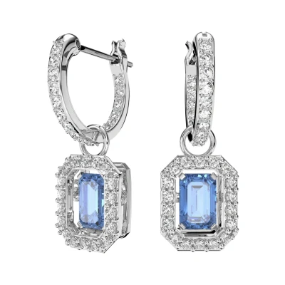 Image of Swarovski MILLENIA:PE CRY/RHS Earrings, Women&#039;s, Size: One Size, Blue