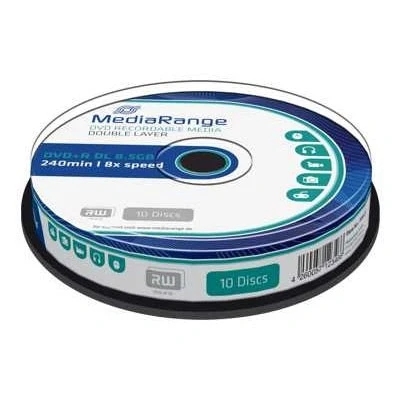 Image of MediaRange MR466 DVD+R DL 8.5GB 8x (10) Cake Box once writable