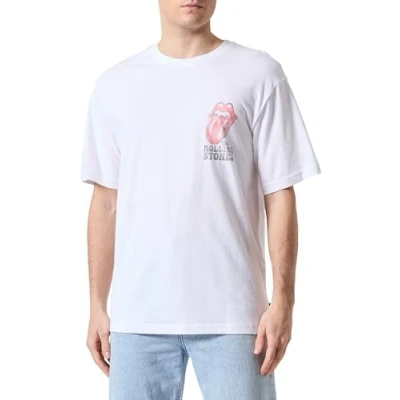 Image of Only &amp; Sons ONS7UP TEE Print Tshirt, Men&#039;s, Size: XS, Cloud dancer