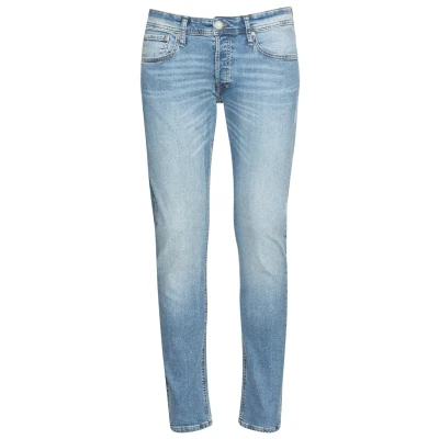Image of Jack &amp; Jones Jjiglenn Jjoriginal Slim fit jeans, Men&#039;s, Size: 33x32, Blue denim