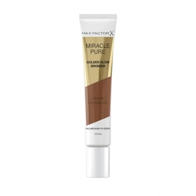 Image of Max Factor Miracle Pure Golden Glow Bronzer 15ml (Various Shades) 002 Medium to Deep
