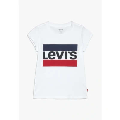 Image of Levi&#039;S Kids Lvg Sportswear Logo Tee Girl&#039;s 10 16 Years, White, 3 Years