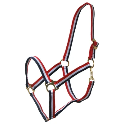 Image of QHP Halter Red / White Blue