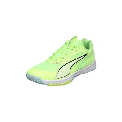 Image of Puma Accelerate PRO 4 Handball shoes, Men&#039;s, Size: 12, Fizzy light/green terrain/light moss/white shoes