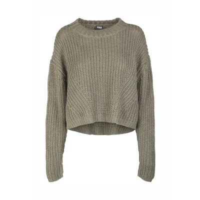 Image of Urban Classics WIDE Jumper, Women&#039;s, Size: Large, Olive