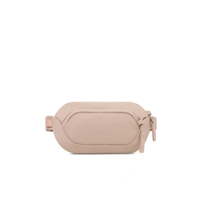 Image of Larkson Small Waist Pack Slingbag Men &amp; Women Helge Anti Theft Bum Bag Cross Body with RFID Blocker for Everyday Travel Breathable Mesh Padding Water Repellent, Rose, One Size, Minimal