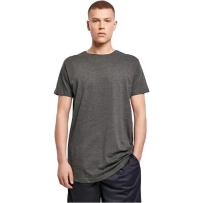 Image of Build Your Brand Men&#039;s Shaped Long Tee T Shirt