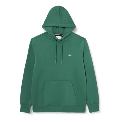 Image of GANT Shield Hoodie Hoodie, Men&#039;s, Size: Small, Green