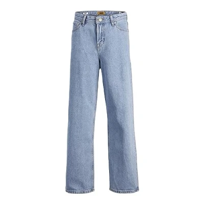 Image of Jack &amp; Jones Junior Jjialex Jjoriginal Relaxed fit jeans for kids, Size: 8y, Blue denim