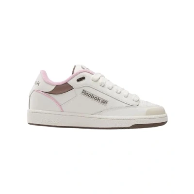 Image of Reebok Classic CLUB C BULC Unisex Trainers, Size: 12, Chalk/astrorose/utilitybrown Leather and textile