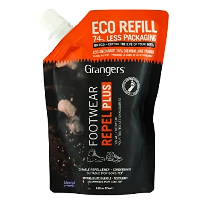 Image of Grangers Footwear Repel Plus Eco Refill 275ml maintenance