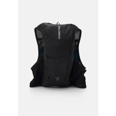 Image of Salomon Active SKIN 8 SET Unisex Hydration rucksack, Size: Large, Black/metal