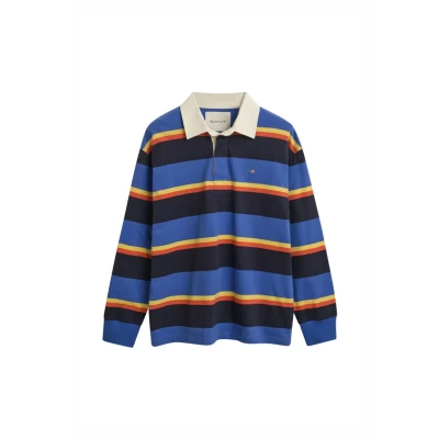 Image of GANT Rugger Long sleeved top, Men&#039;s, Size: 3XL, Rich blue