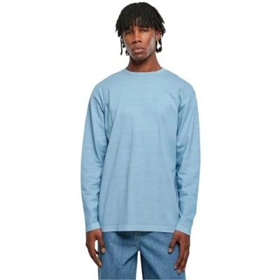 Image of Urban Classics Longsleeve Sweatshirt, Men&#039;s, Size: Small, Horizonblue