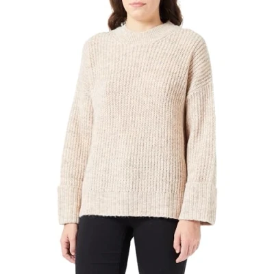 Image of JJXX Jxellinora CREW NECK Jumper, Women&#039;s, Size: Small, Cloud dancer
