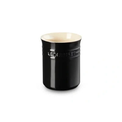 Image of Le Creuset Spatula Pot Classic Ebony Black