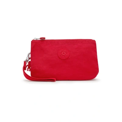 Image of Kipling Creativity XL Clutch, Women&#039;s, Size: One Size, Red rouge