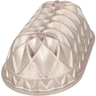 Image of Birkmann bake form / Cake Contoura Modern cast aluminum 15.5 x 26.5 cm