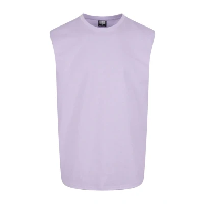 Image of Urban Classics OPEN EDGE Sleeveless Top, Men&#039;s, Size: 3XL, Dustylilac