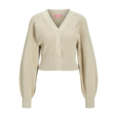 Image of JJXX Jxstina Twist Cardigan Cardigan, Women&#039;s, Size: Small, Fog