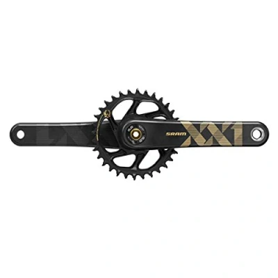 Image of SRAM Crank Xx1 Eagle Dub 12S W Direct Mount 34T X Sync 2 Chainring (Dub Cups/Bearings Not Included): Gold 175mm