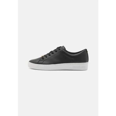 Image of Michael Kors Keaton LACE UP Trainers, Women&#039;s, Size: 5, Black Leather