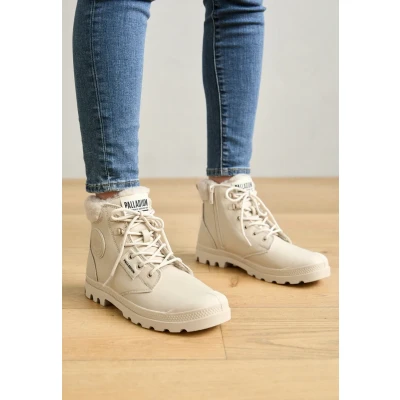 Image of Palladium Women&#039;s Pampa Ankle Boot, Clear, 4 UK, UK