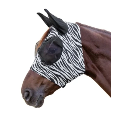 Image of Waldhausen Fly Mask Puck Zebra