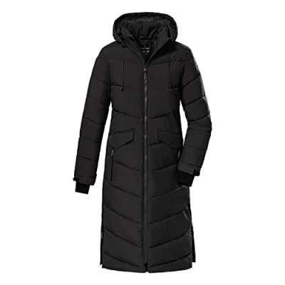 Image of killtec Women&#039;s Kow 62 Wmn Qltd Ct Winter coat in down look with hood
