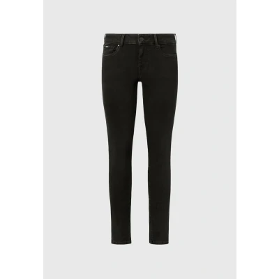 Image of Pepe Jeans SOHO Skinny Fit, Women&#039;s, Size: 27x30, Black denim