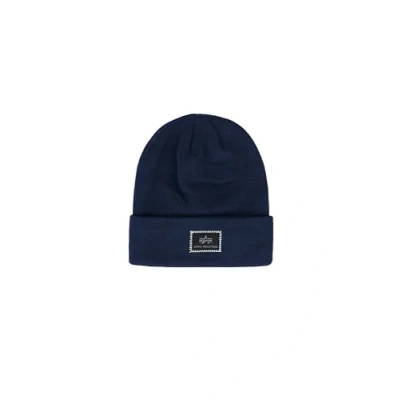 Image of Alpha Industries X FIT Unisex Beanie, Size: One Size, Dark blue